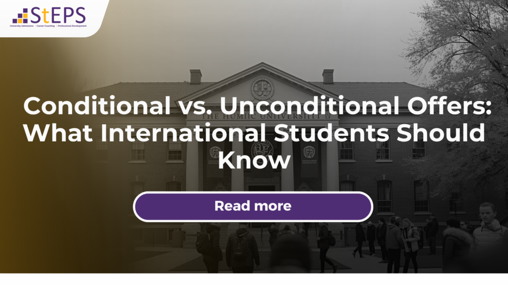 Conditional vs. Unconditional Offers: What International Students Should Know