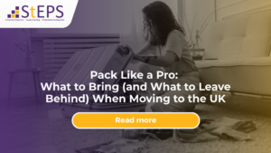 Pack Like a Pro What to Bring (and What to Leave Behind) When Moving to the UK Blog Thumbnail